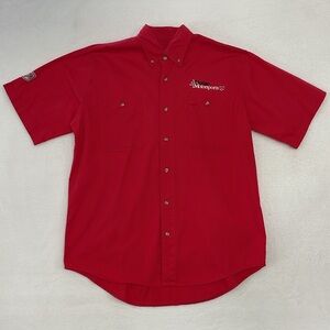 Racing Champions Dodge Motorsports Button Shirt Red